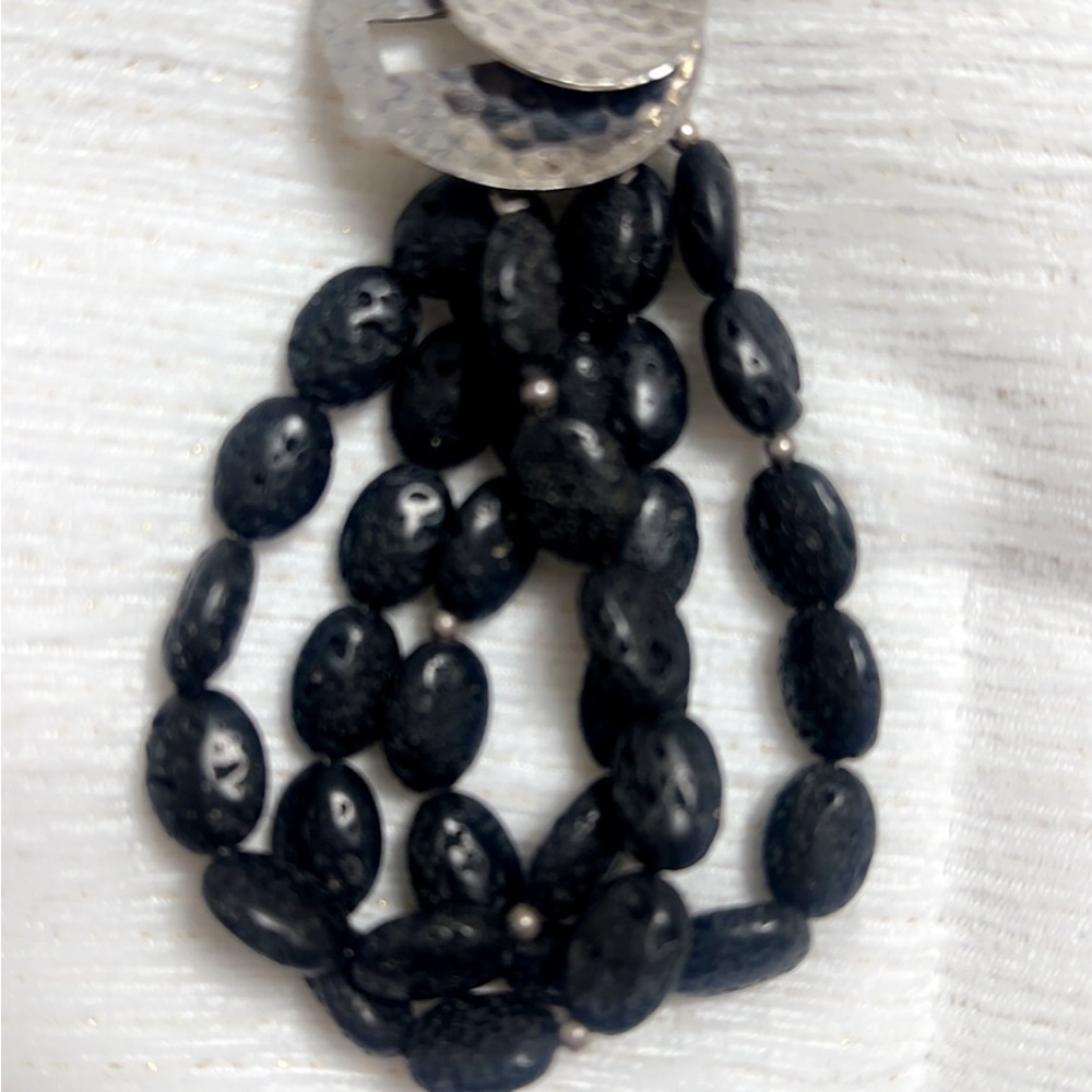 Soplada Elegant Black Beaded Bracelet